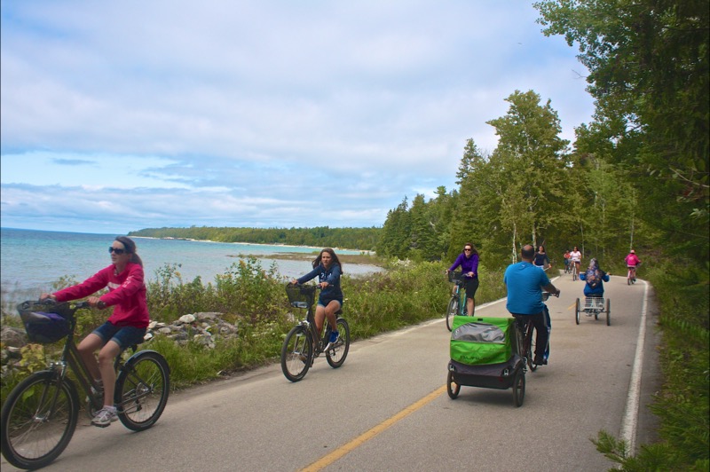 Mackinac Island Lake Shore Trail